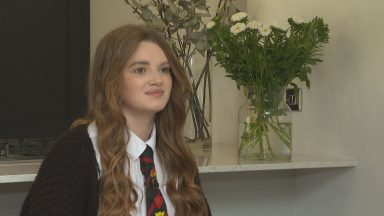 Edinburgh schoolgirl Beau Johnston on her cancer journey after brain tumour diagnosis aged two