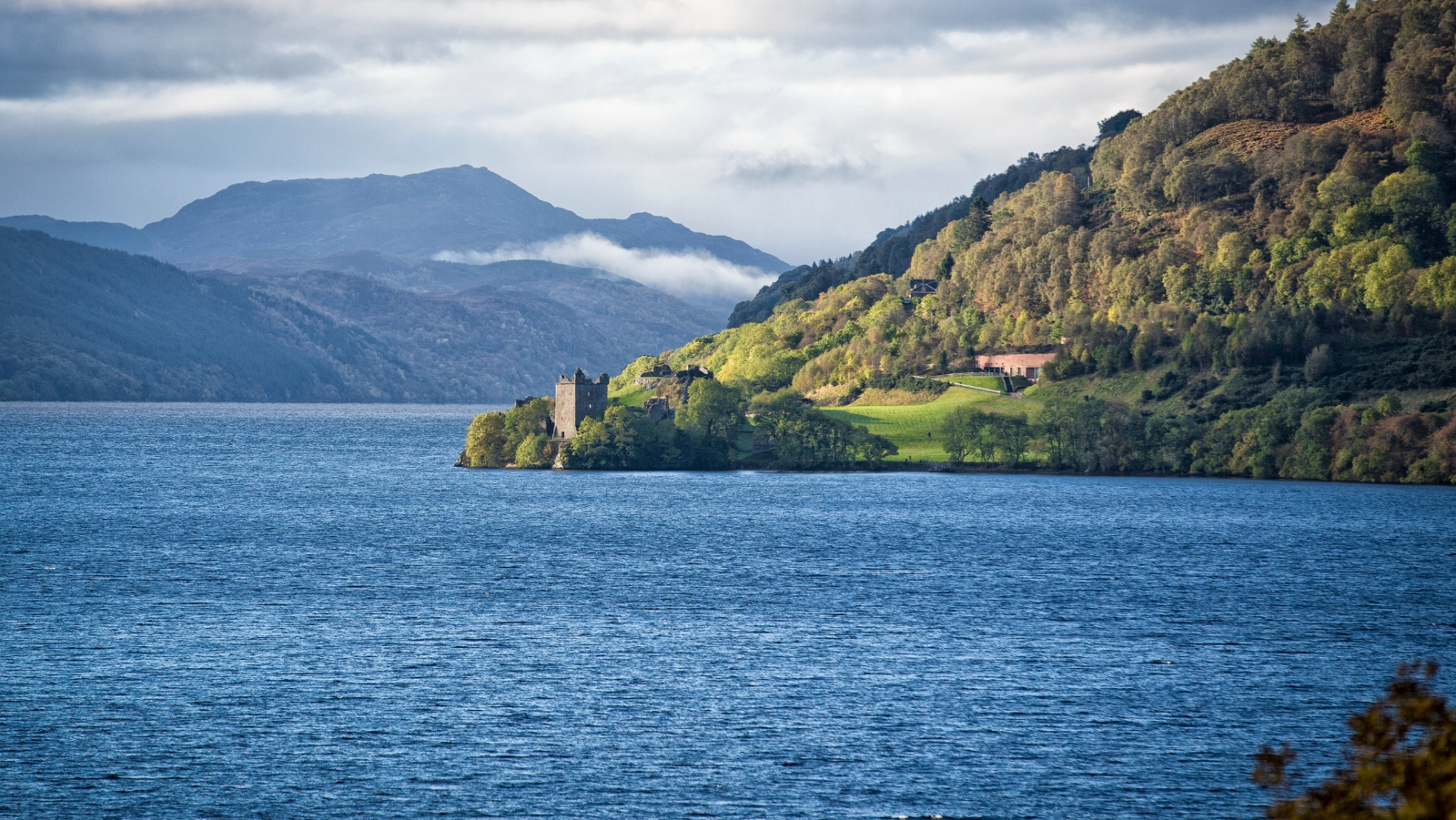 The monster is said to live in the massive Loch Ness. 