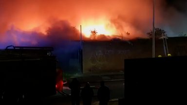 Ten fire engines deployed to tackle blaze at derelict building