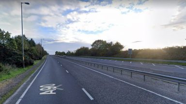 Occupants of car flee scene of crash on A90 at Balmedie before emergency services arrive