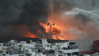 Fire at Shore Recycling centre in Perth extinguished as people urged to keep windows closed