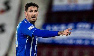 Kilmarnock investigate Kyle Lafferty over ‘sectarian slur’ towards Celtic fan in video