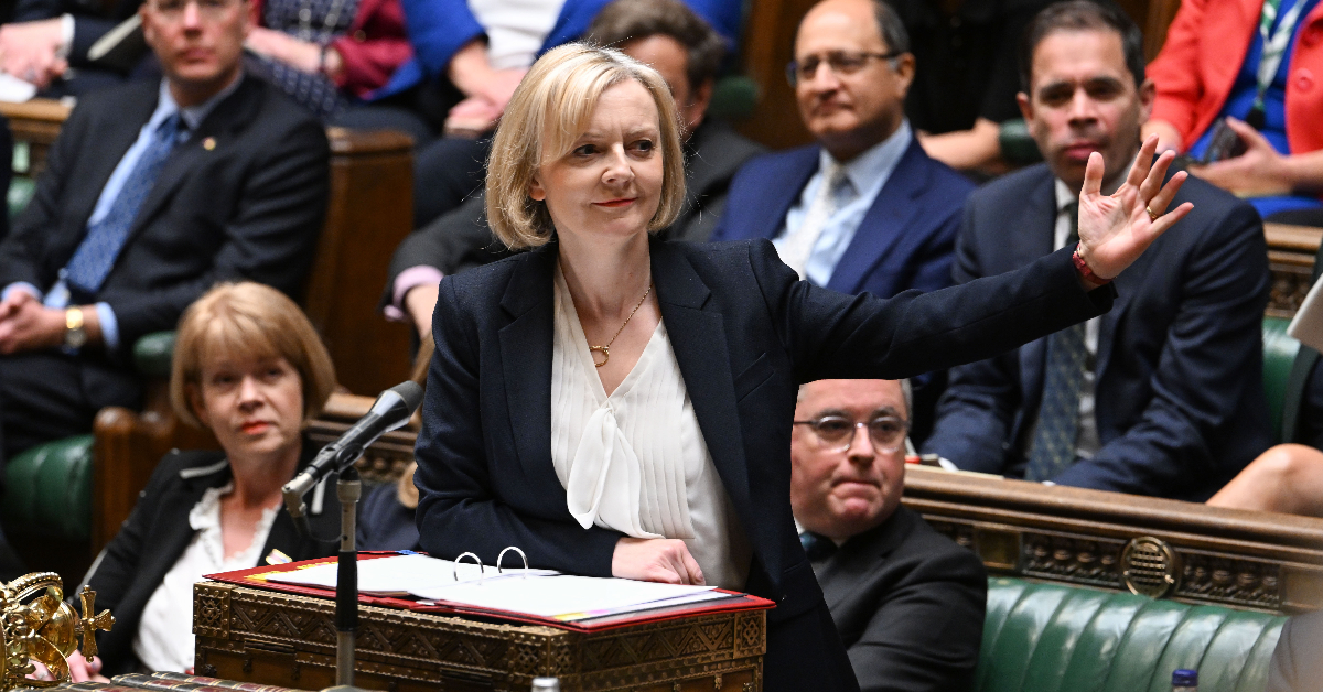 There have been some calls to remove Liz Truss from the Tory whip after her comments at a right-wing political conference in the US.