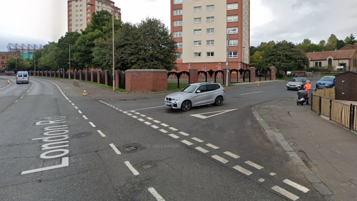 Man taken to hospital after crash between electric motorbike and car