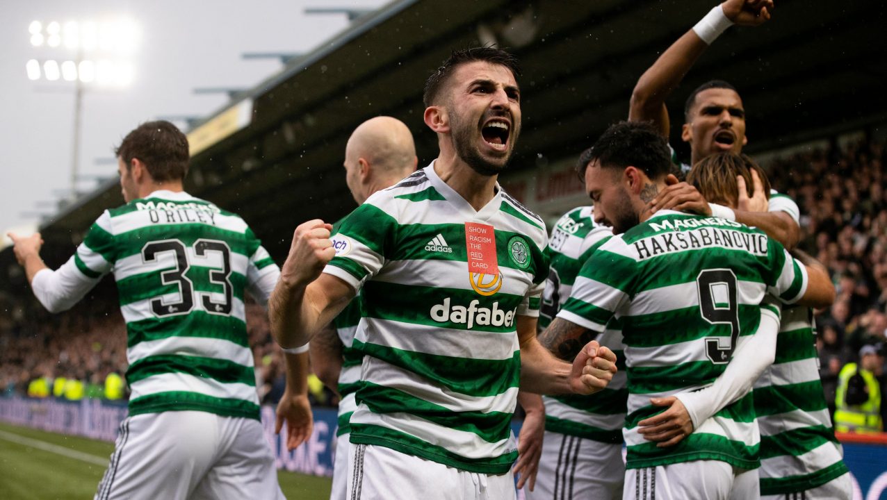 Greg Taylor marks Celtic milestone with fine strike in win at Livingston