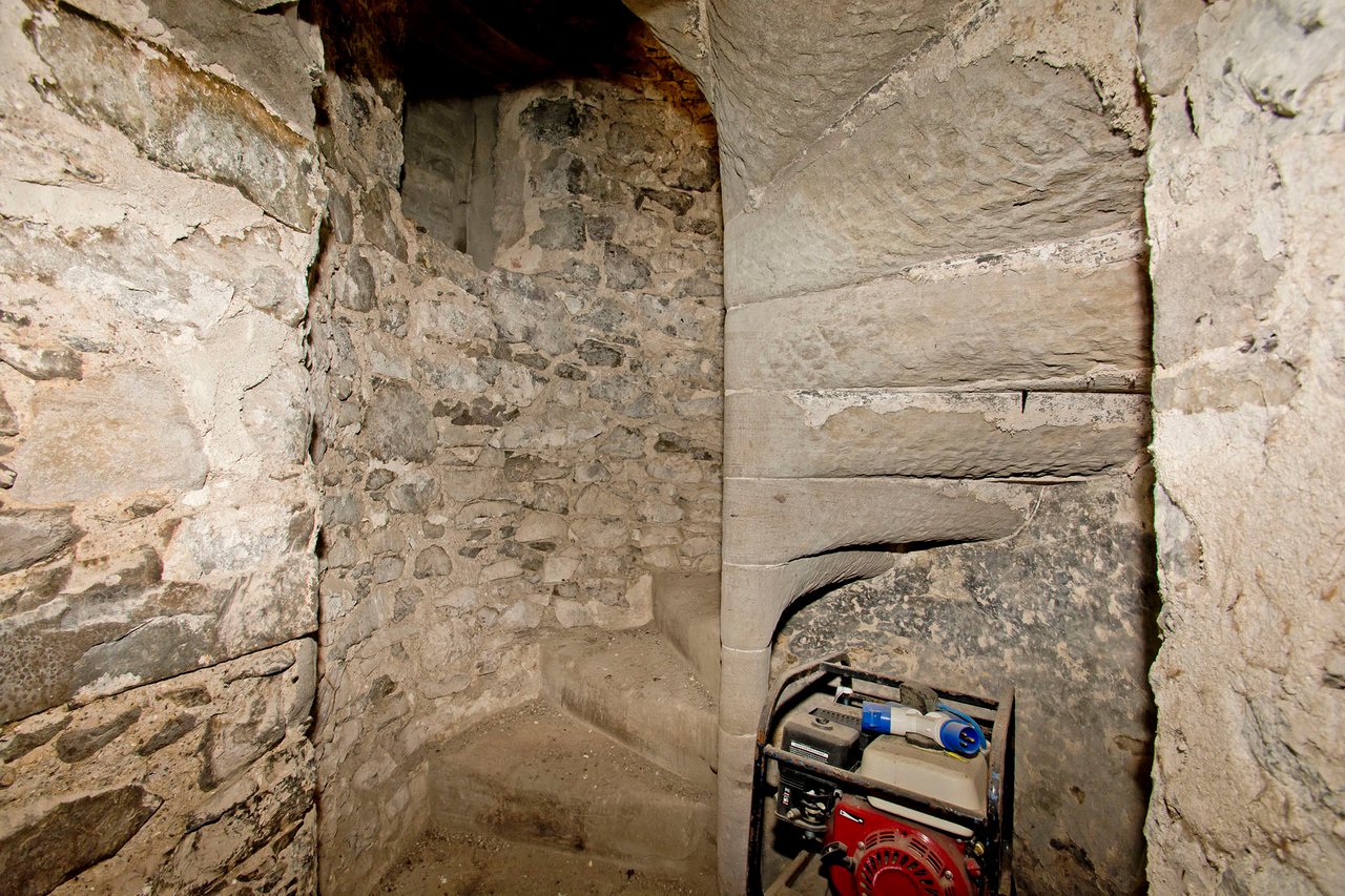 Binnhill Tower's spiral staircase