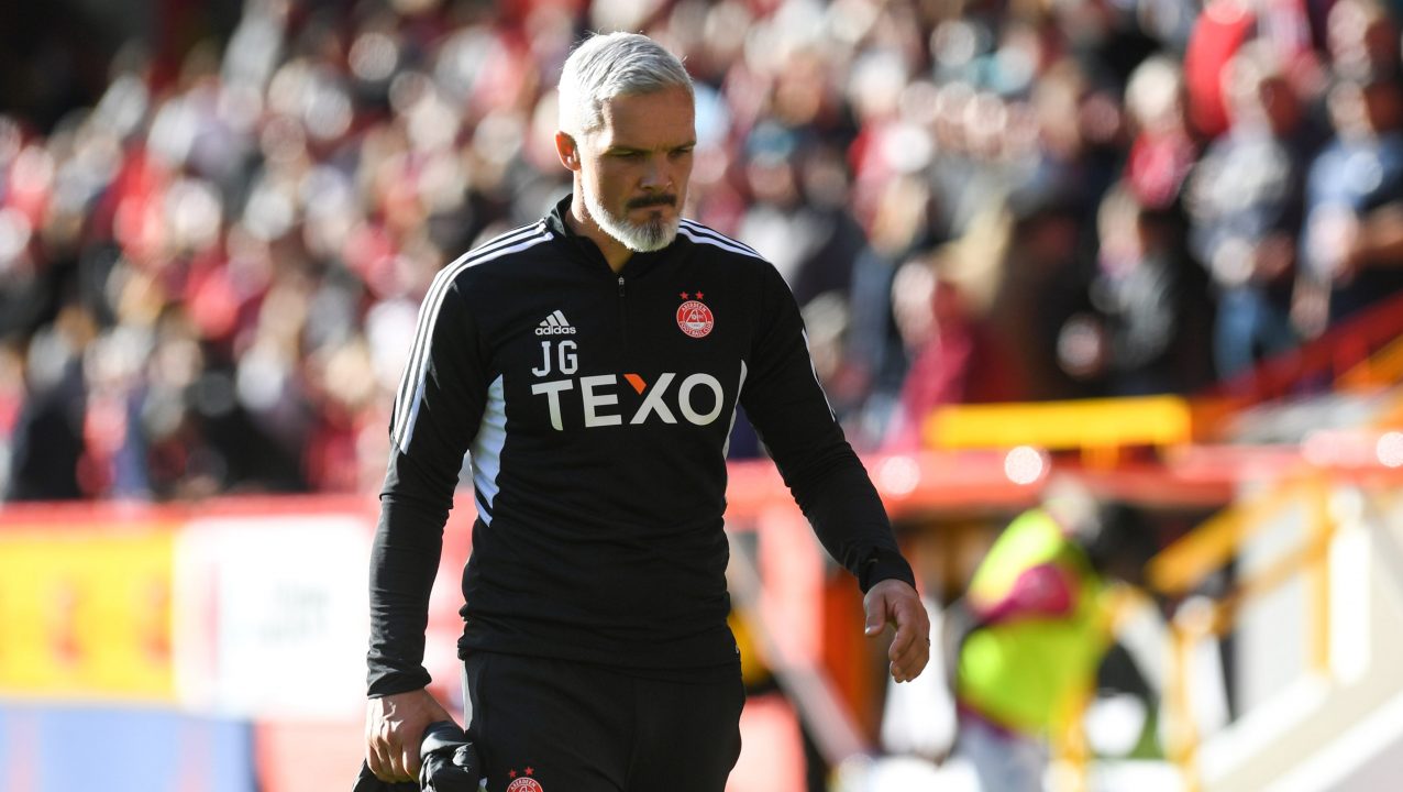 Jim Goodwin understands criticism of Aberdeen’s tactics in defeat to Celtic