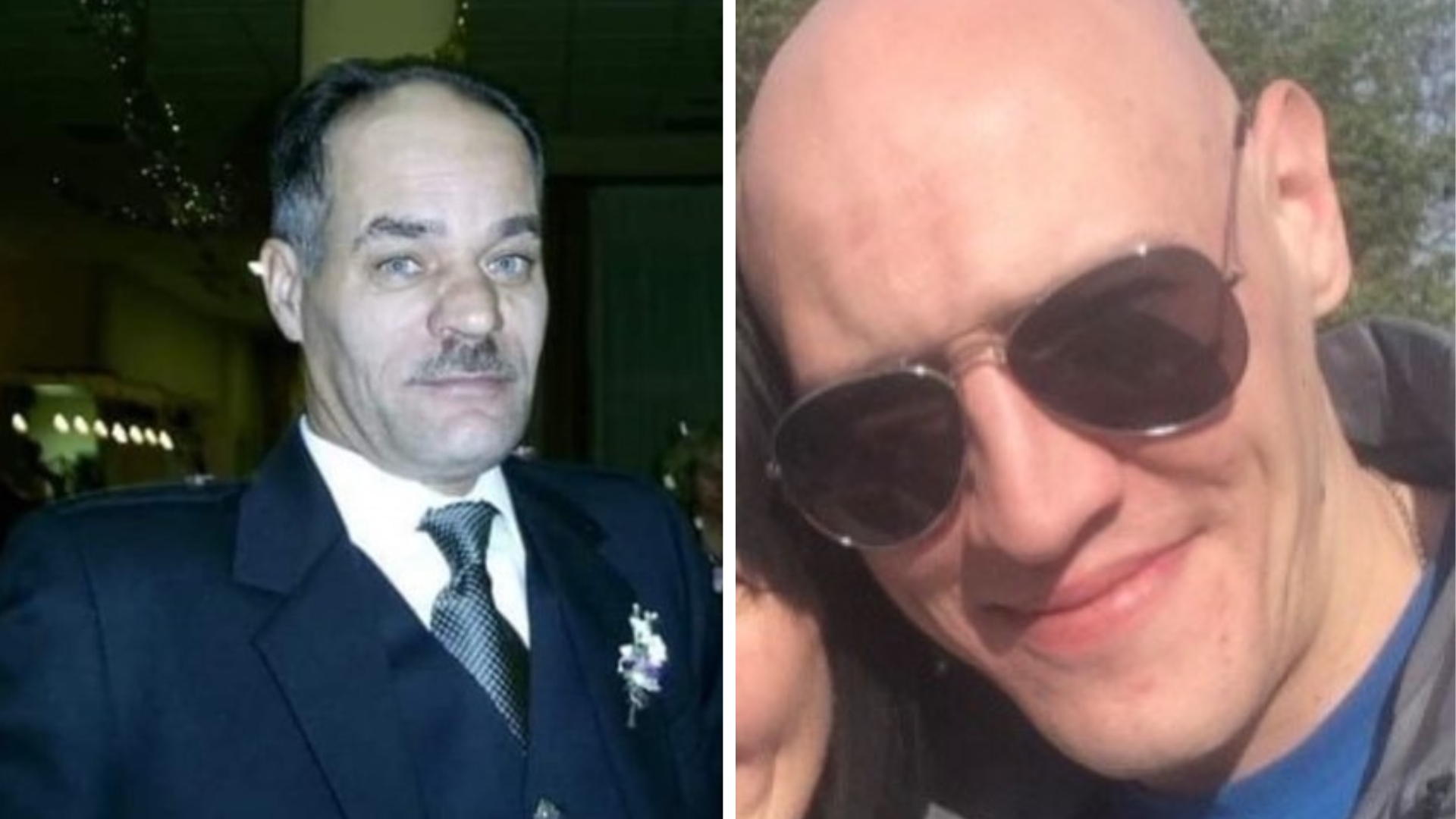 Murdered: Desmond Rowlings, 66, and Derek Johnston, 37.