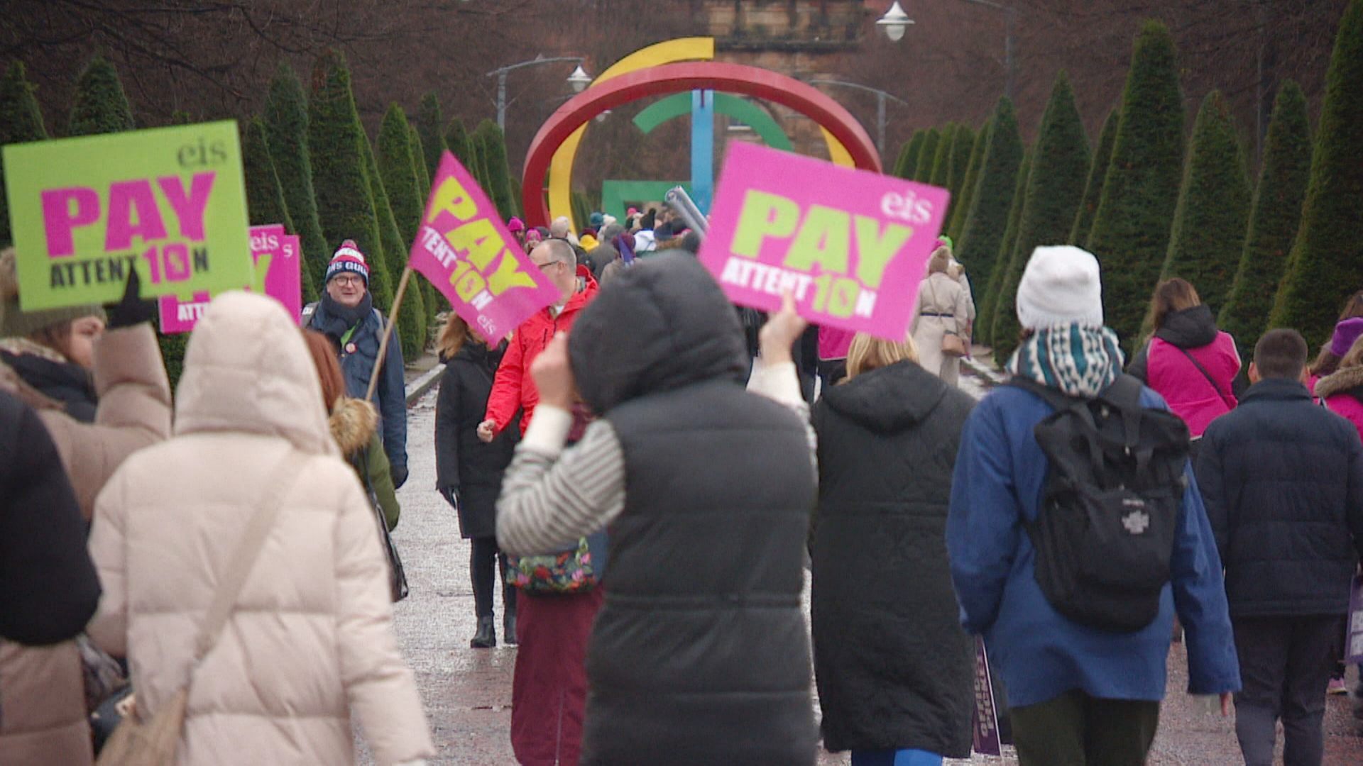 Teachers at Glasgow Green