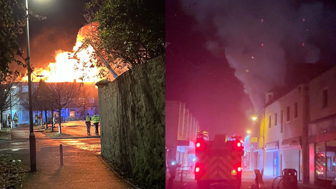 Probe launched after two fires ravage Leven high street in one month