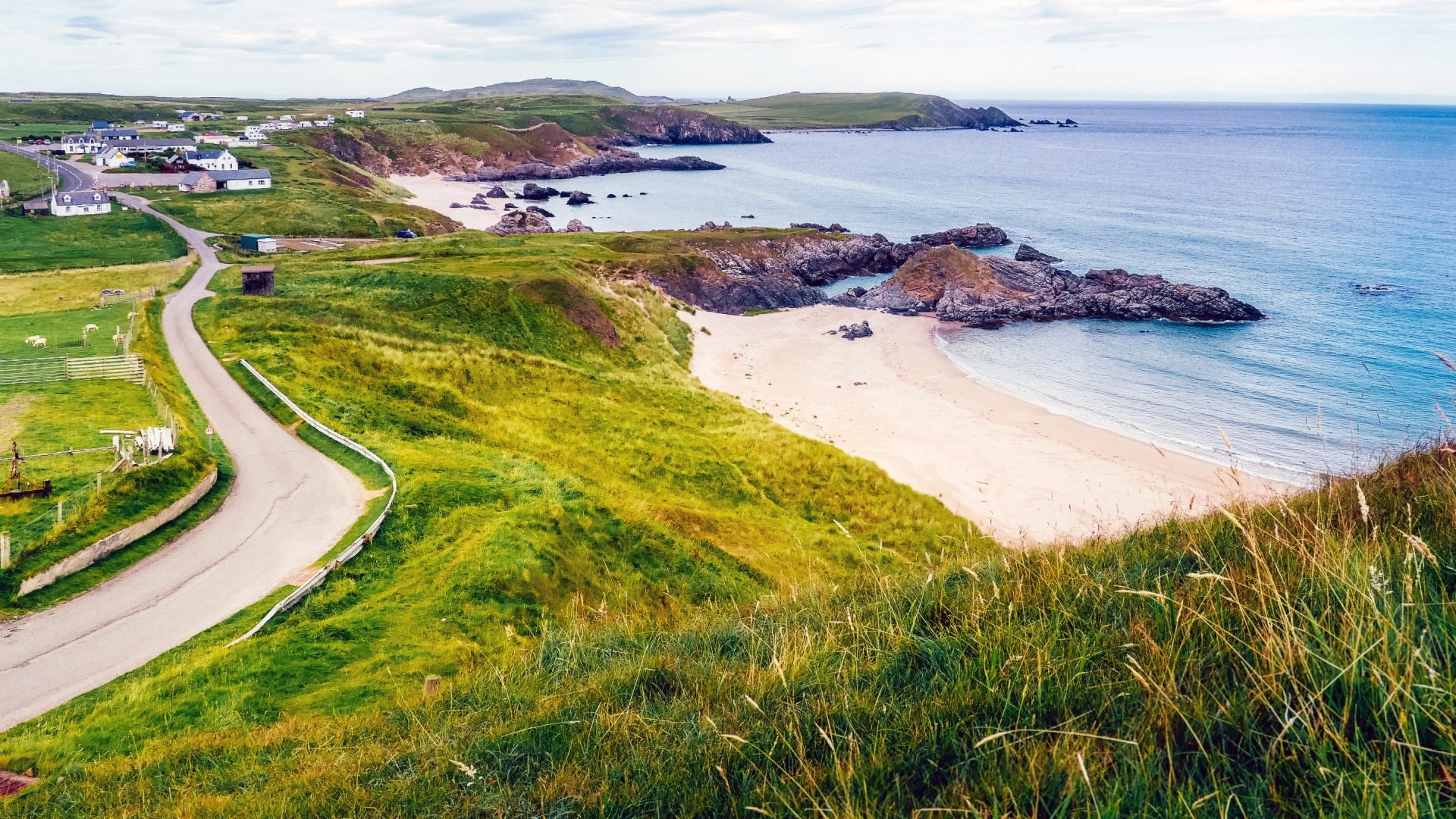 The incident happened near Durness, in the Highlands.