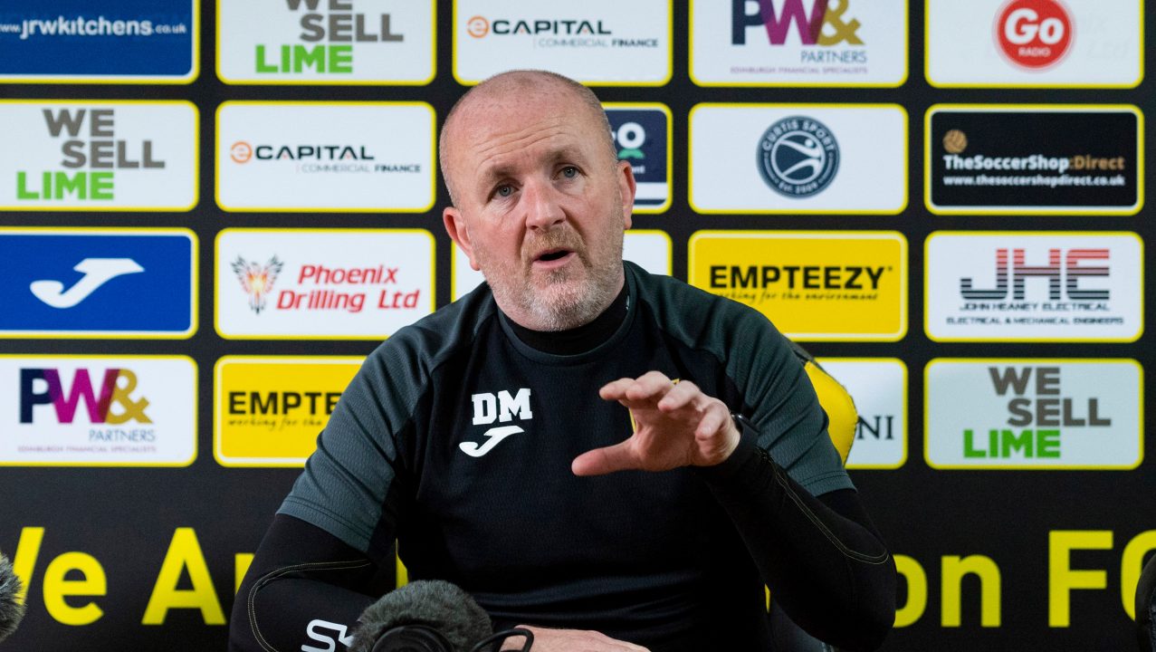 Livingston manager David Martindale talks up a tight cinch Premiership season