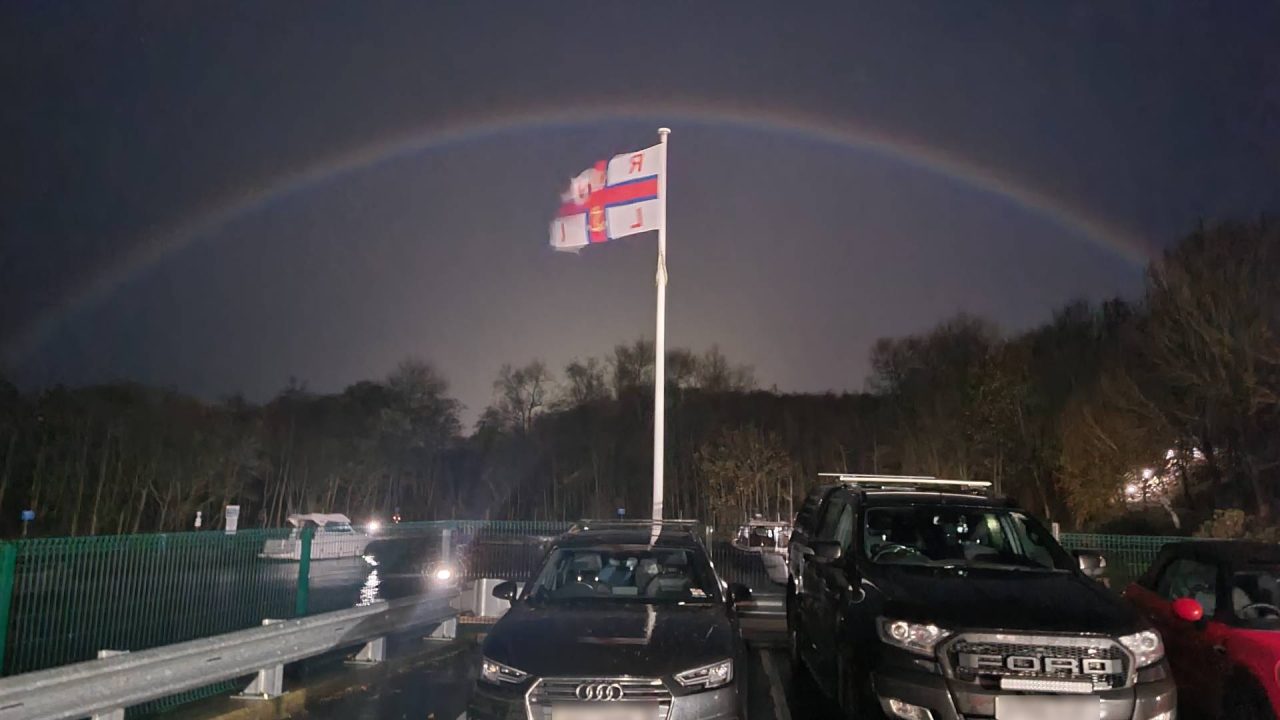 Moonbow: Rare lunar rainbow spotted near Loch Ness in Scottish Highlands during warm November evening