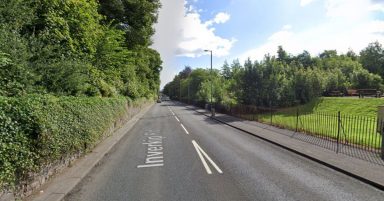 Man in hospital after being hit by van that failed to stop 