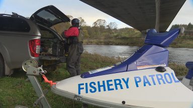 River Dee patrolled on Jet Ski to ward off predatory seals