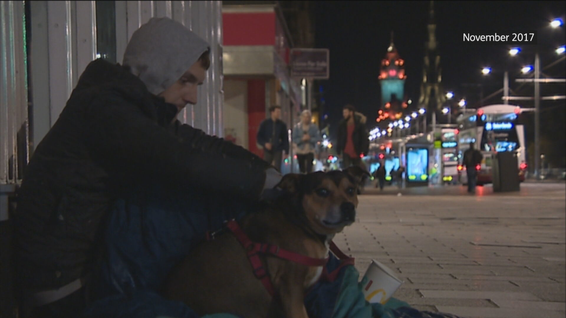 Michael was living on the streets of Edinburgh when STV News first met him in 2017.