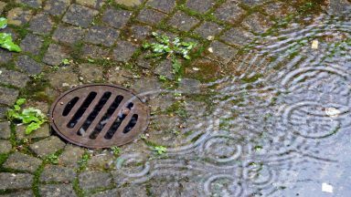 Two weeks’ worth of rain falls over weekend in parts of Scotland