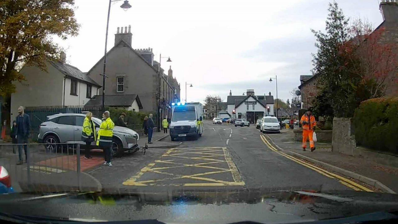 Teenage girl hit by car outside Inverness primary school as emergency services rush to scene