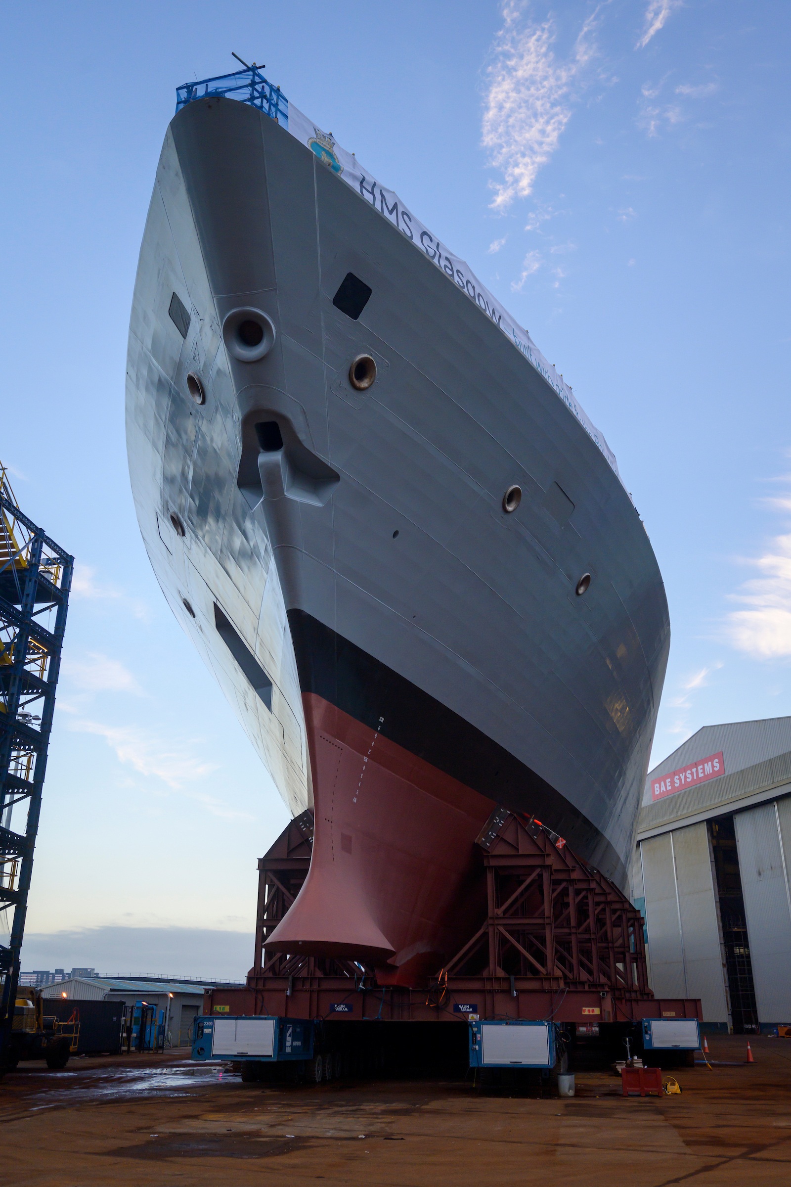 The ship has been in construction since 2017.
