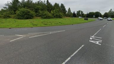 A71 closed after lorry collides with car at Moorfield roundabout in Kilmarnock
