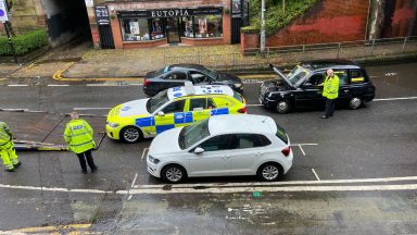 ‘Several cars towed’ after flooding under Glasgow’s Hyndland train station