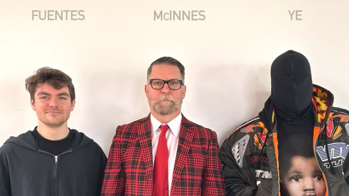 Kanye West and Gavin McInnes were joined by white supremacist commentator Nick Fuentes. 