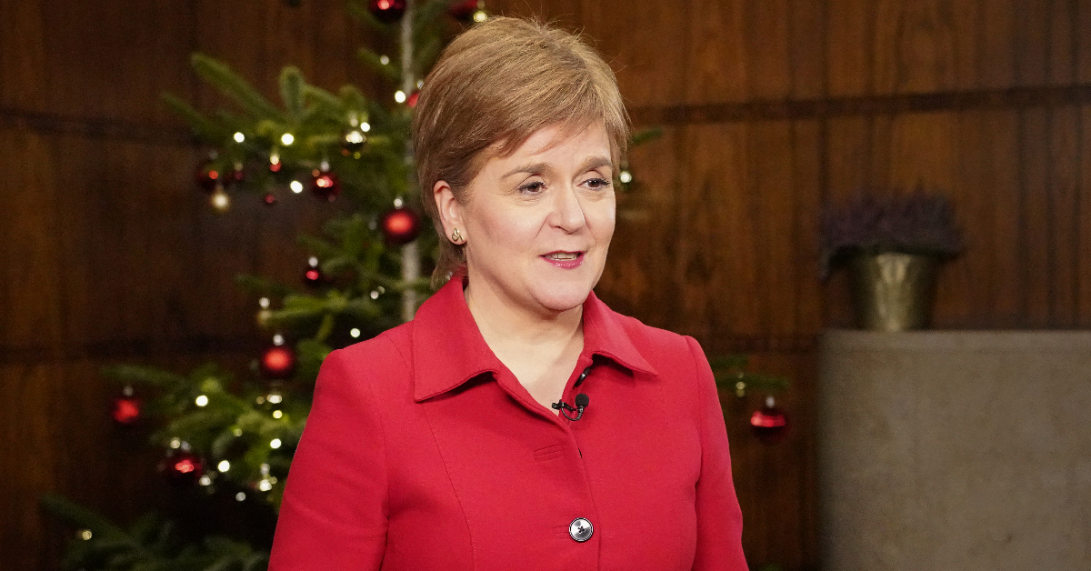 Nicola Sturgeon delivers her Christmas message.