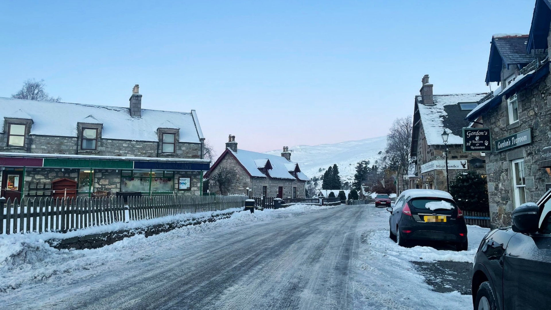 Braemar had the coldest temperatures in Scotland.