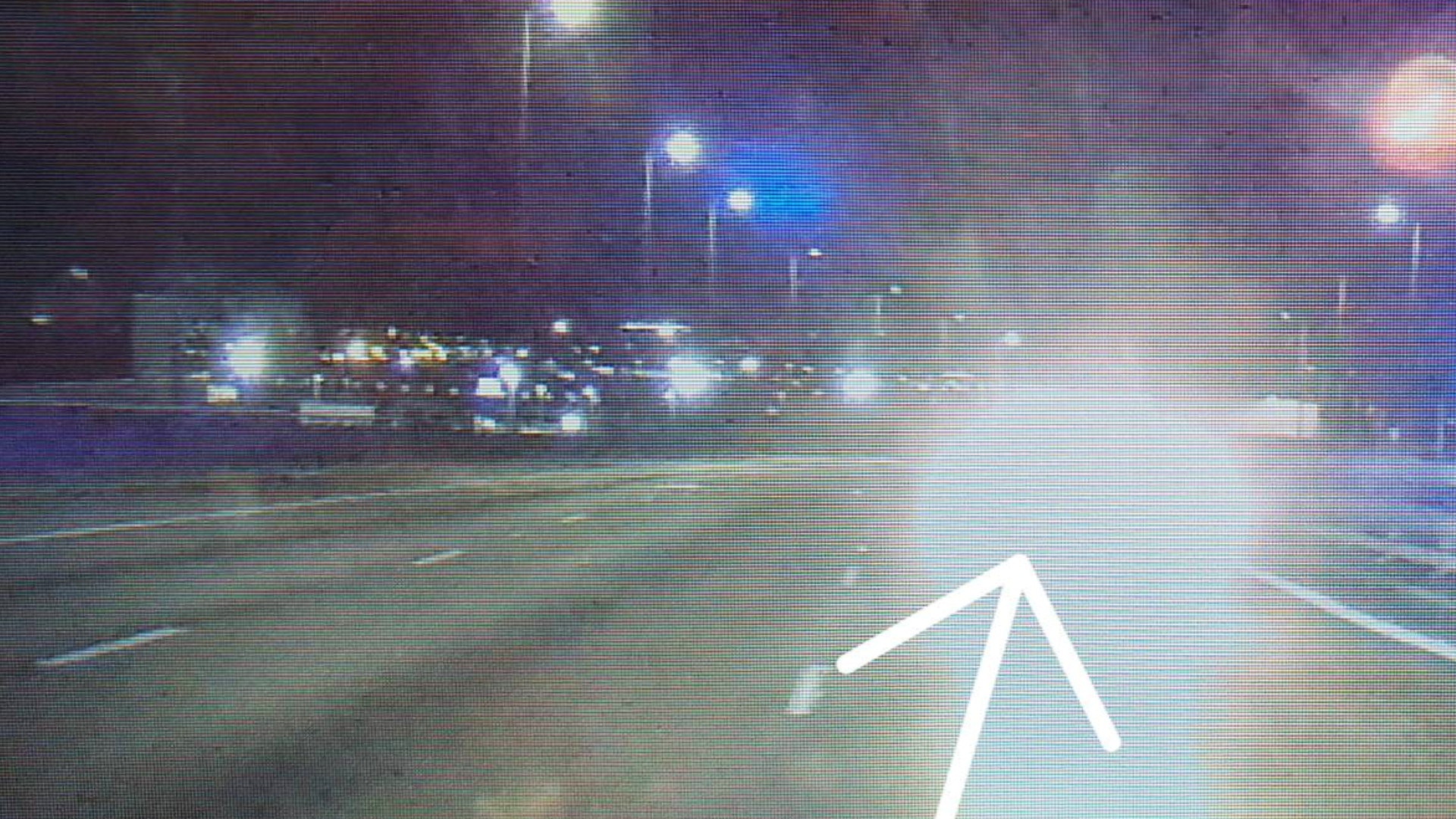 On the M74 near Tradeston, road police then saw the vehicle driving towards their car on the southbound carriageway.