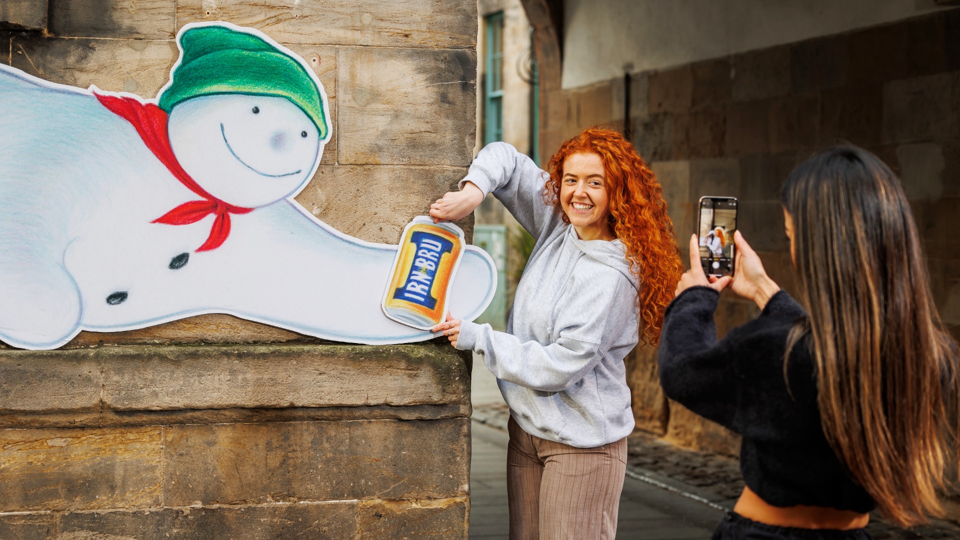The iconic Snowman character has been hidden in different cities across the country, with Scots challenged to
