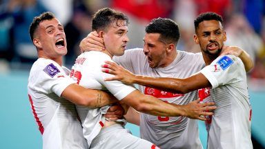 Switzerland edge fiery World Cup victory over Serbia to reach last 16