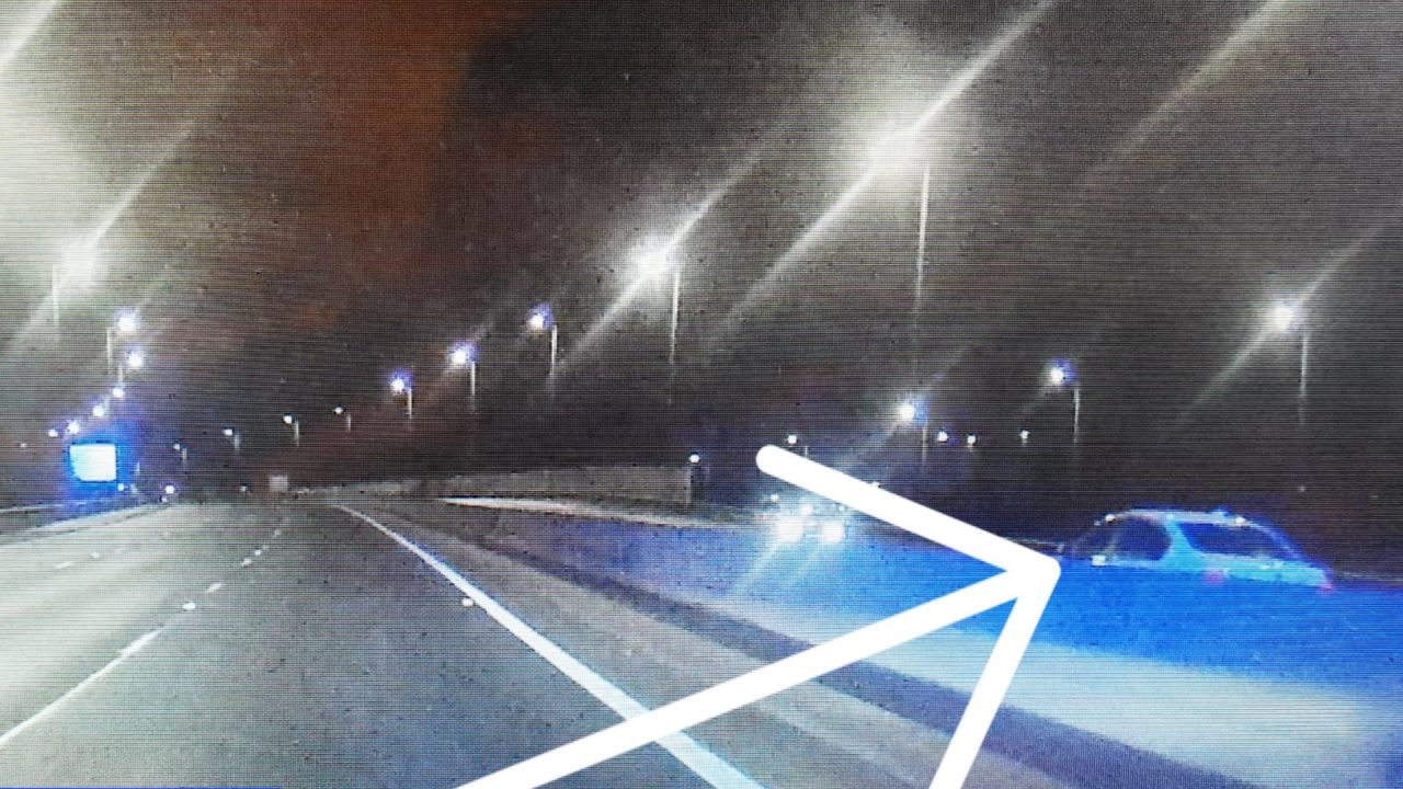 Man charged after BMW car spotted driving wrong way on M74 from Larkhall to Glasgow towards police