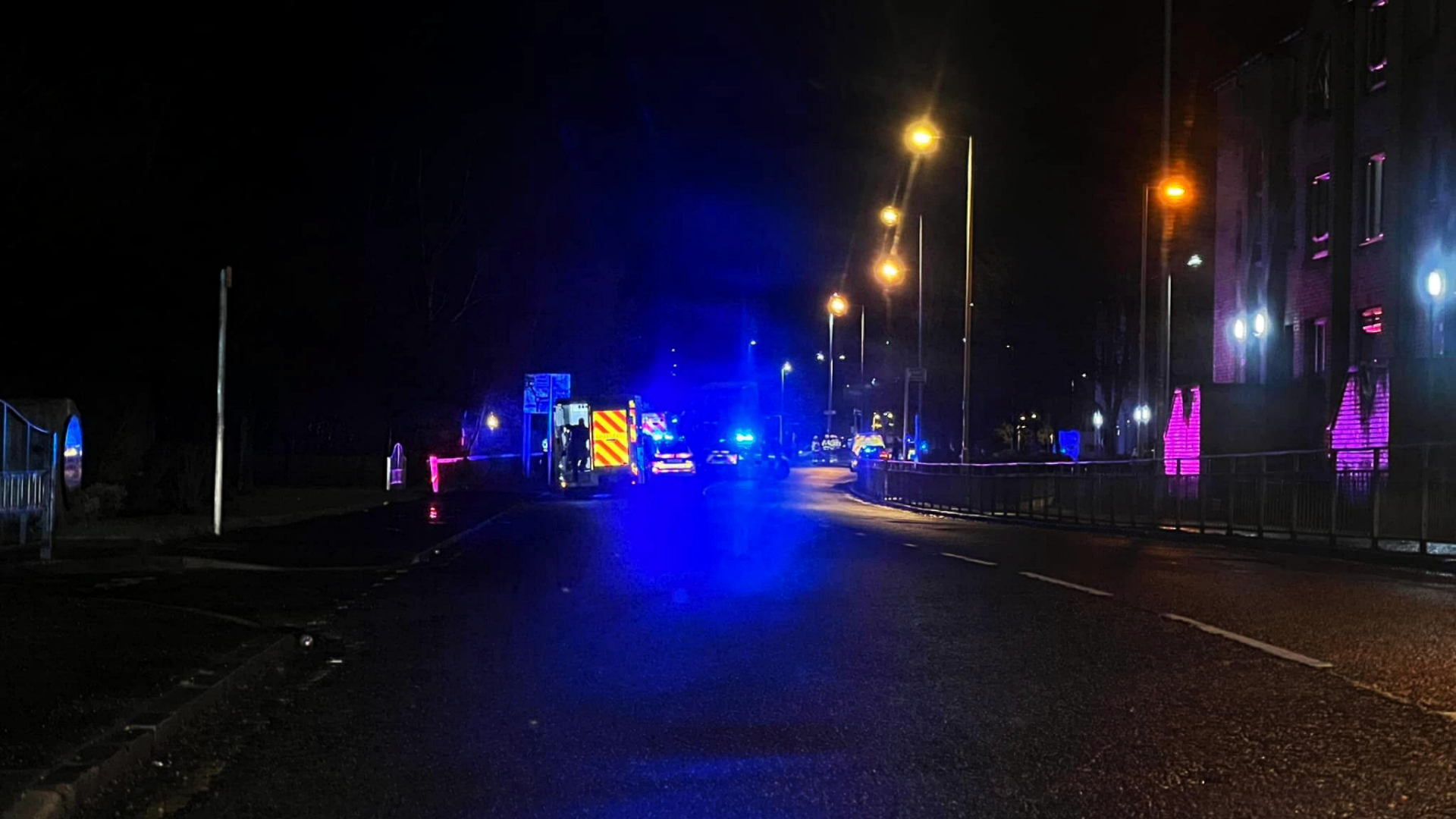 Three people have been taken to hospital after a car was crushed under a tractor.