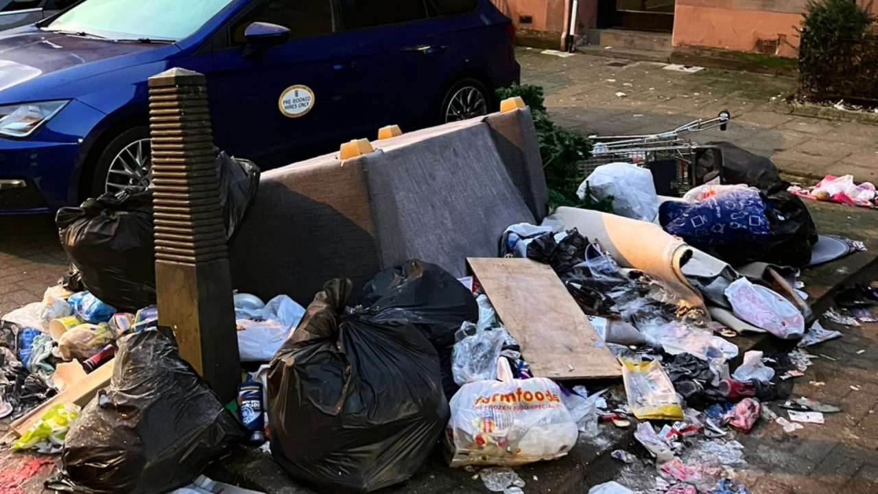 Around 500 fines handed out over fly-tipping and dumping waste in Glasgow