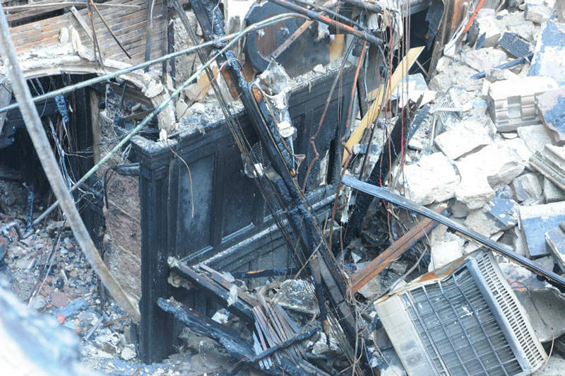 Around 75% of the hotel building was thought to be damaged in the fire. (Image: COPFS)