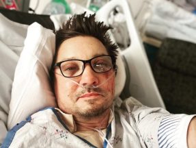 Marvel star Jeremy Renner reveals he broke more than 30 bones in snowplough accident