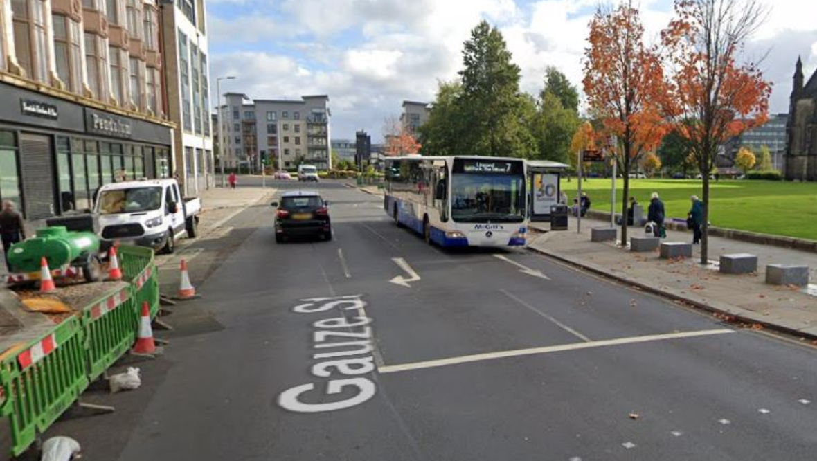 Woman left fighting for life after being struck by car in Paisley as man arrested