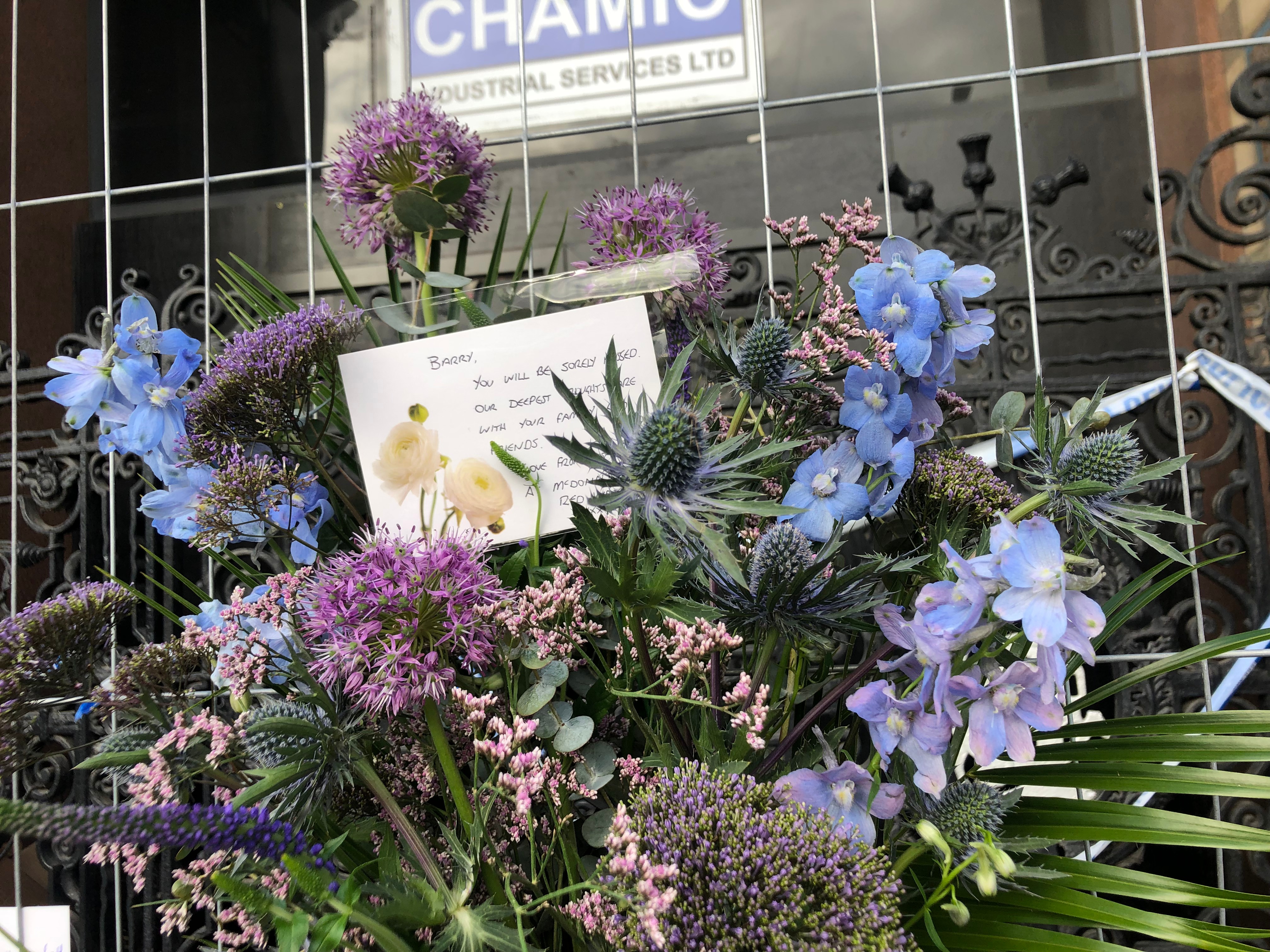 Edinburgh paid its tributes to Mr Martin on Saturday. 