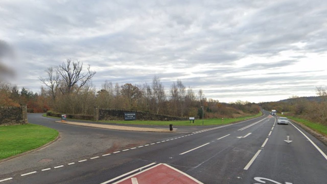 Emergency services called after two-vehicle crash at golf course on A82