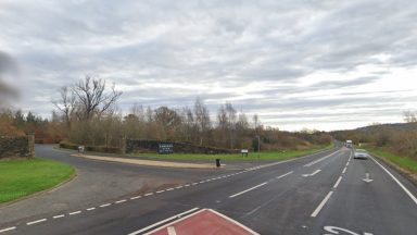 Emergency services called after two-vehicle crash at golf course on A82