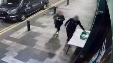 CCTV catches man dumping soup kitchen meals on ground in Glasgow