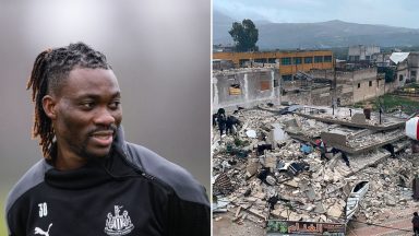 Former Newcastle and Chelsea footballer Christian Atsu ‘missing’ after deadly Turkey earthquakes