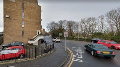 Volvo SUV deliberately set on fire in Craigleith area of Edinburgh as police search for two young men