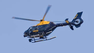 Gang that led police in helicopter chase after £10,000 Lanarkshire robbery jailed
