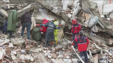 At least one dead and 69 hurt after fresh earthquake topples buildings in Yesilyurt, southern Turkey