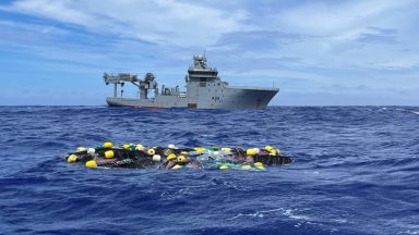 Cocaine with street value of £261m found floating in Pacific Ocean by New Zealand police