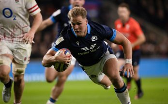 Duhan van der Merwe ‘absolutely buzzing’ after breaking Scotland’s try-scoring record