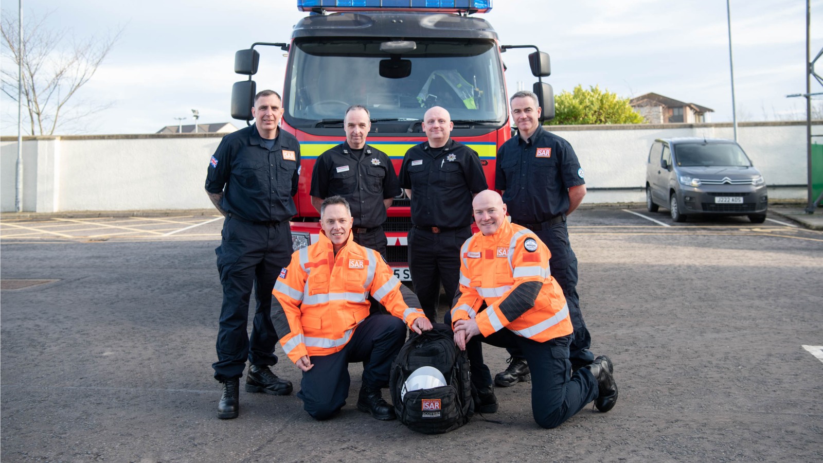 L-R - Tony Armstrong, Bruce Farquharson, Andy Buchan, John Aitchison, Front - Keith Gauld, Steven Adams