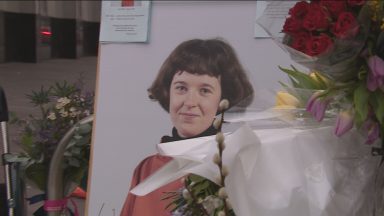 Vigil held for cyclist killed on Glasgows Broomielaw