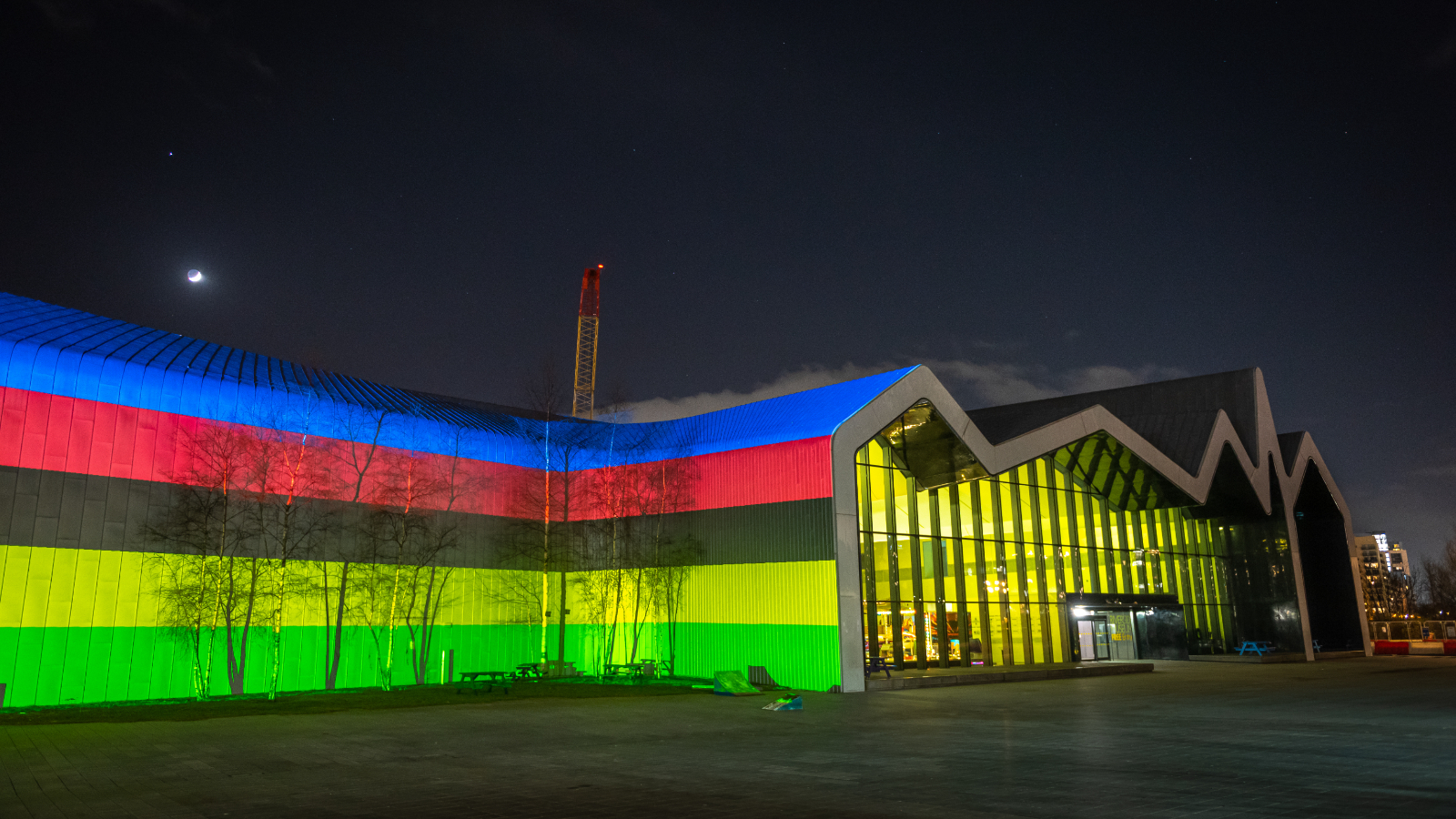 Countdown to championships: Riverside Museum in Glasgow. 